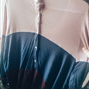 Colorblock long sleeve tee